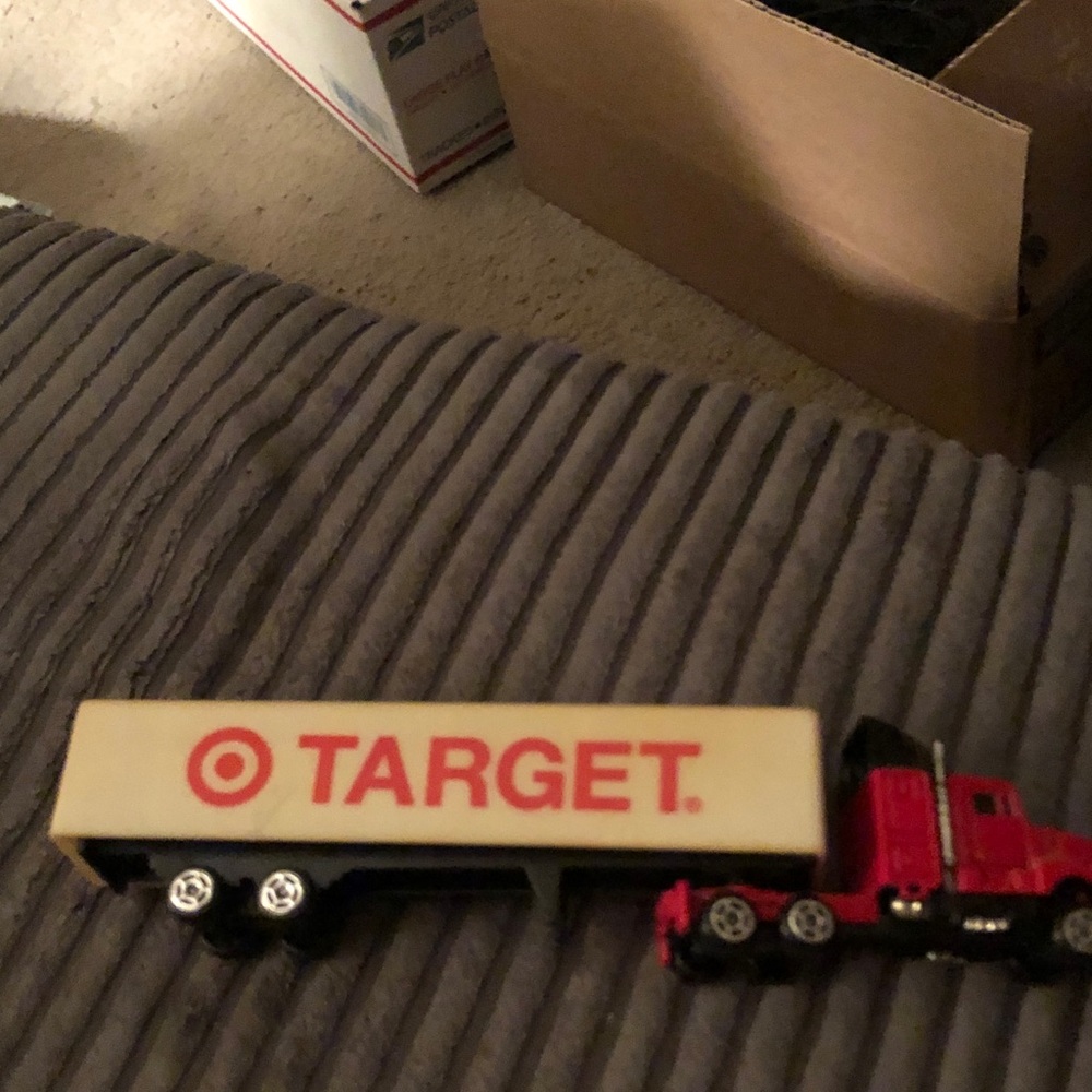 Target Red and Cream Toy Truck